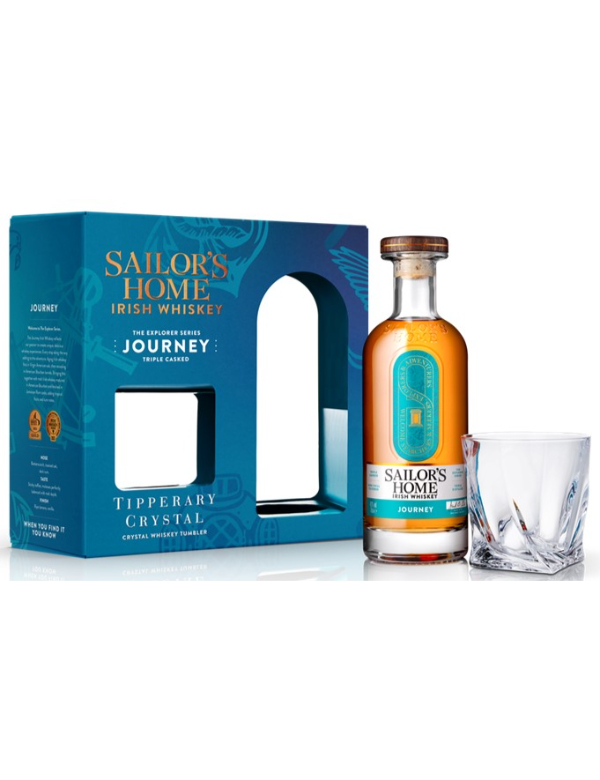 Sailor's Home Irish Whiskey - Journey Gift Pack - Triple Casked - 70cl